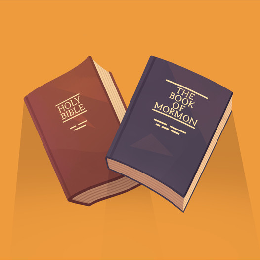 image of Holy Bible and Book of Mormon